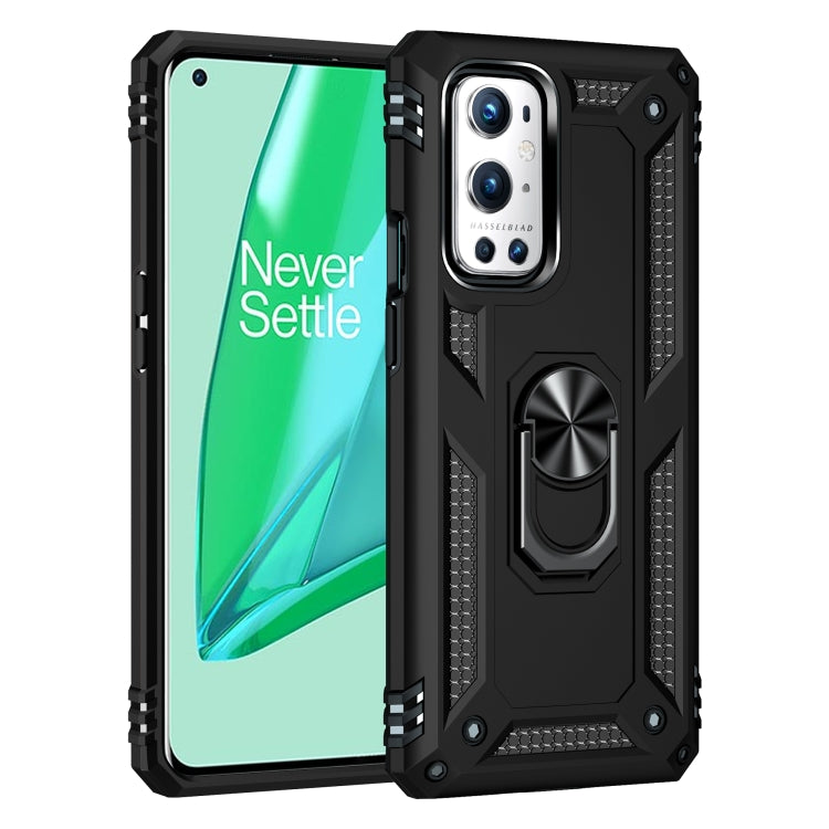 For OnePlus 9 Pro Shockproof TPU + PC Protective Case with 360 Degree Rotating Holder