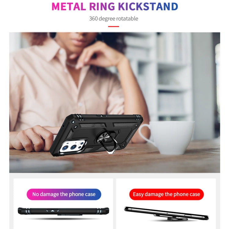 For OnePlus 9 Pro Shockproof TPU + PC Protective Case with 360 Degree Rotating Holder