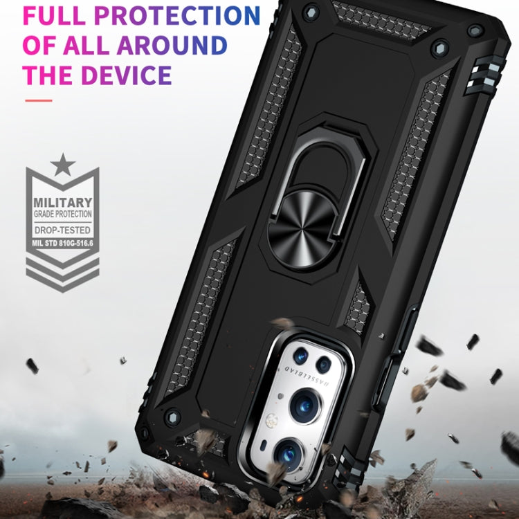 For OnePlus 9 Pro Shockproof TPU + PC Protective Case with 360 Degree Rotating Holder