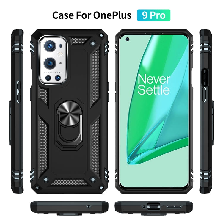 For OnePlus 9 Pro Shockproof TPU + PC Protective Case with 360 Degree Rotating Holder