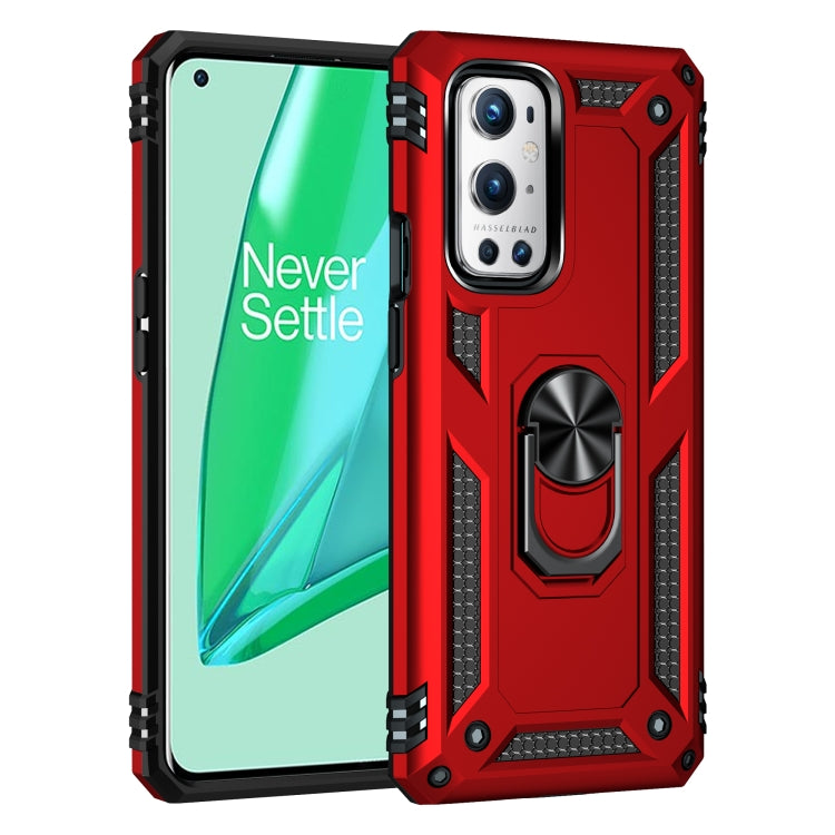 For OnePlus 9 Pro Shockproof TPU + PC Protective Case with 360 Degree Rotating Holder