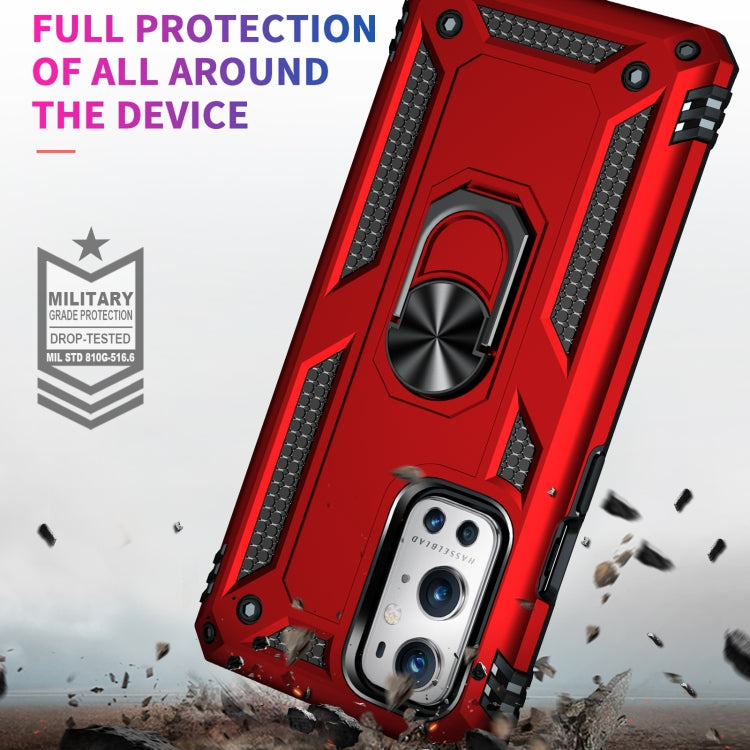 For OnePlus 9 Pro Shockproof TPU + PC Protective Case with 360 Degree Rotating Holder