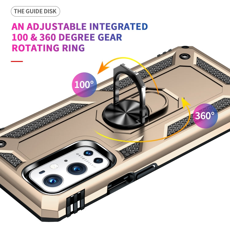 For OnePlus 9 Pro Shockproof TPU + PC Protective Case with 360 Degree Rotating Holder