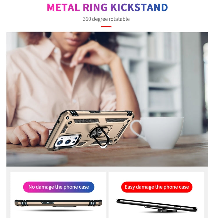 For OnePlus 9 Pro Shockproof TPU + PC Protective Case with 360 Degree Rotating Holder