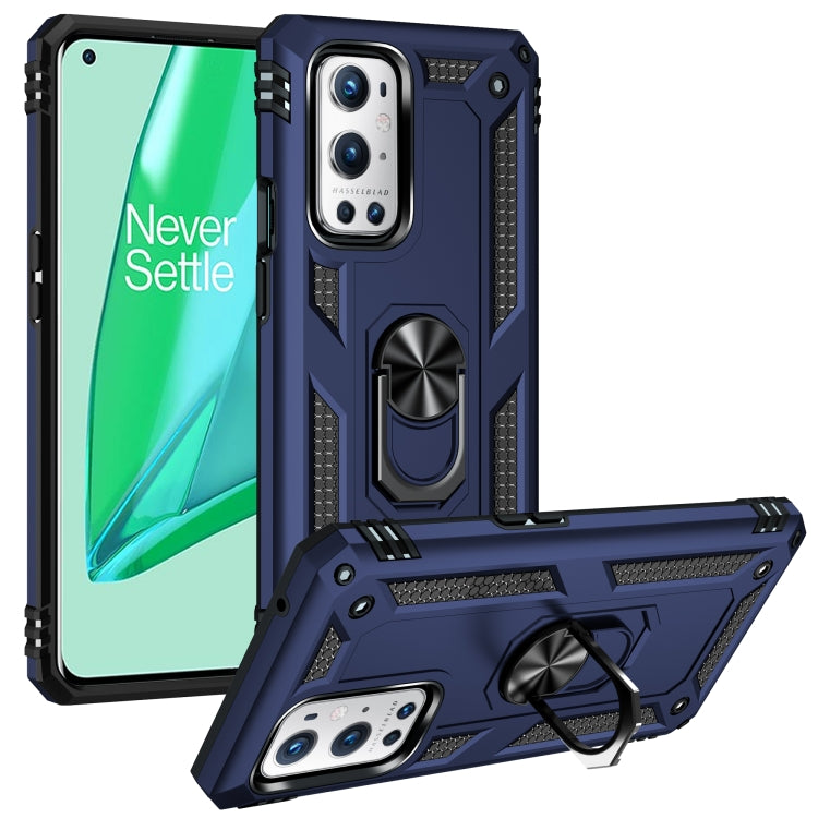 For OnePlus 9 Pro Shockproof TPU + PC Protective Case with 360 Degree Rotating Holder