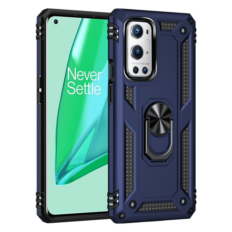For OnePlus 9 Pro Shockproof TPU + PC Protective Case with 360 Degree Rotating Holder