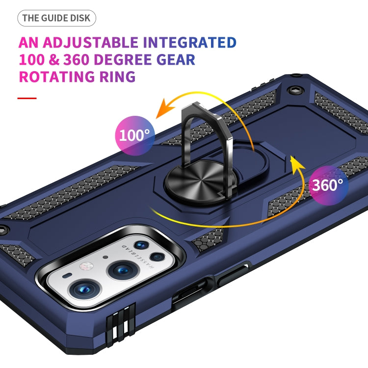 For OnePlus 9 Pro Shockproof TPU + PC Protective Case with 360 Degree Rotating Holder