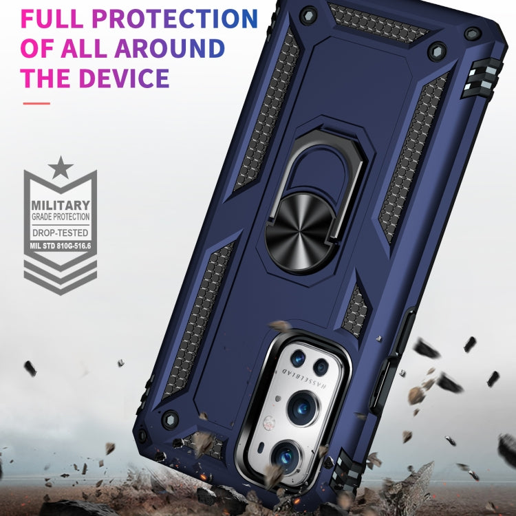 For OnePlus 9 Pro Shockproof TPU + PC Protective Case with 360 Degree Rotating Holder