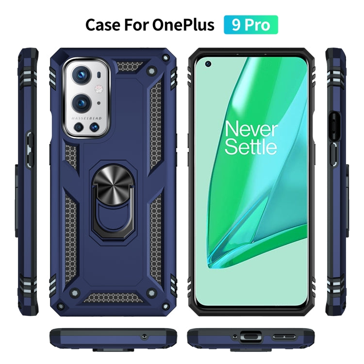 For OnePlus 9 Pro Shockproof TPU + PC Protective Case with 360 Degree Rotating Holder
