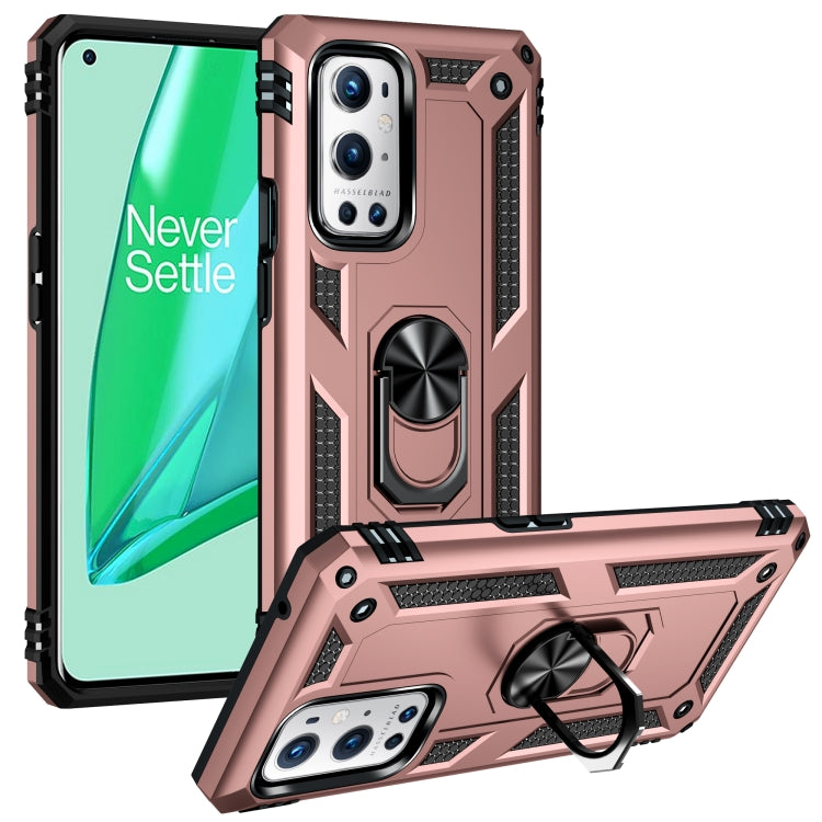 For OnePlus 9 Pro Shockproof TPU + PC Protective Case with 360 Degree Rotating Holder