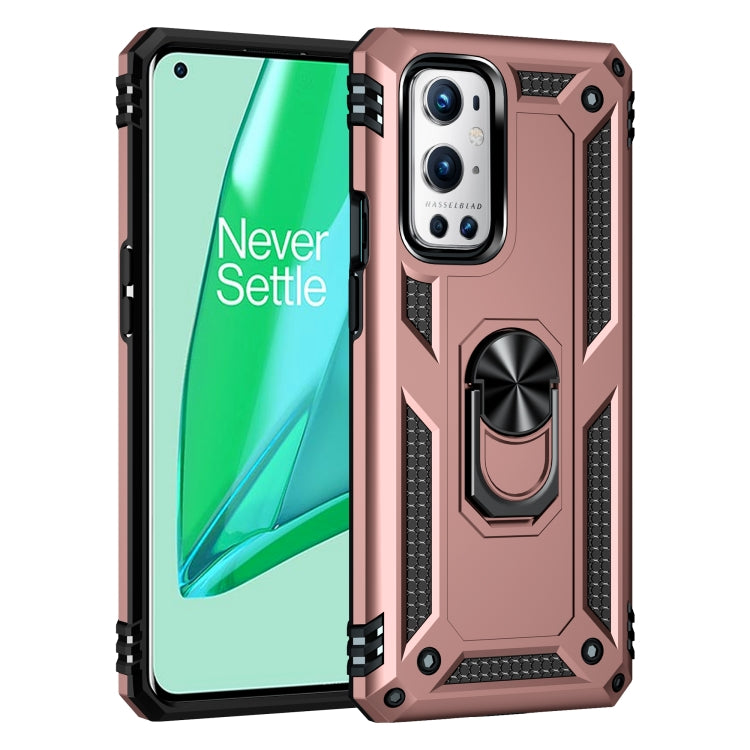 For OnePlus 9 Pro Shockproof TPU + PC Protective Case with 360 Degree Rotating Holder