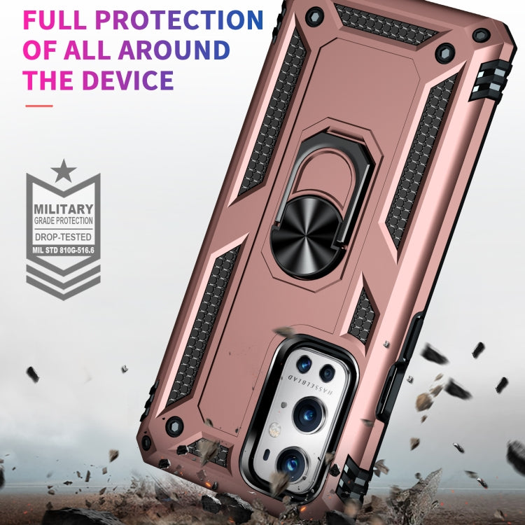 For OnePlus 9 Pro Shockproof TPU + PC Protective Case with 360 Degree Rotating Holder