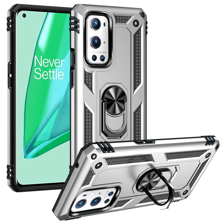 For OnePlus 9 Pro Shockproof TPU + PC Protective Case with 360 Degree Rotating Holder