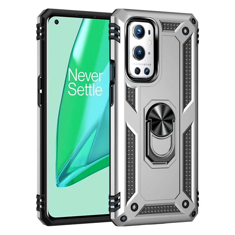 For OnePlus 9 Pro Shockproof TPU + PC Protective Case with 360 Degree Rotating Holder