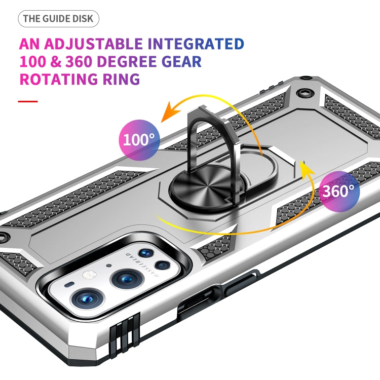 For OnePlus 9 Pro Shockproof TPU + PC Protective Case with 360 Degree Rotating Holder