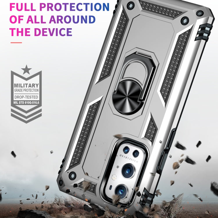 For OnePlus 9 Pro Shockproof TPU + PC Protective Case with 360 Degree Rotating Holder
