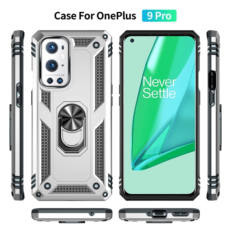 For OnePlus 9 Pro Shockproof TPU + PC Protective Case with 360 Degree Rotating Holder