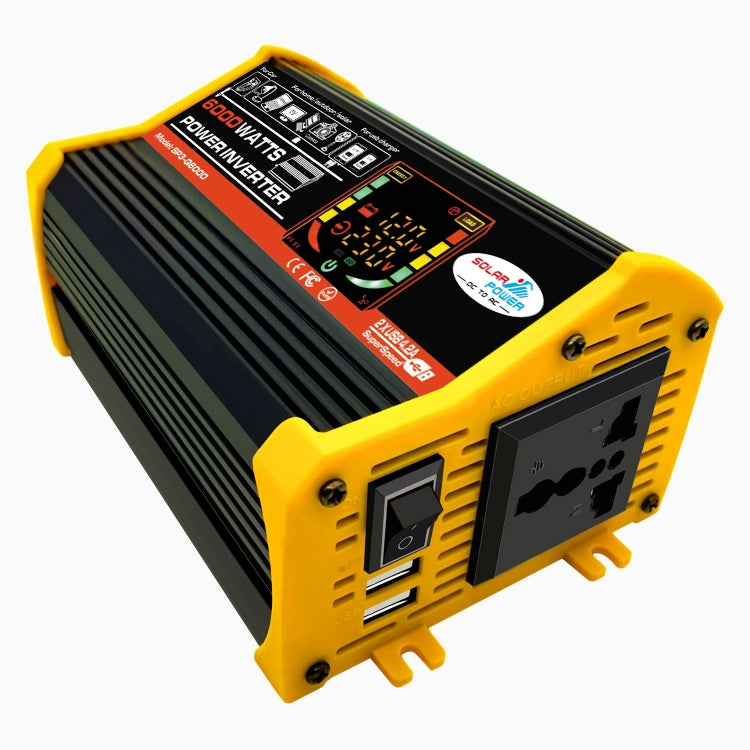 Legend III Generation DC12V to AC220V 6000W Car Power Inverter with LED Display
