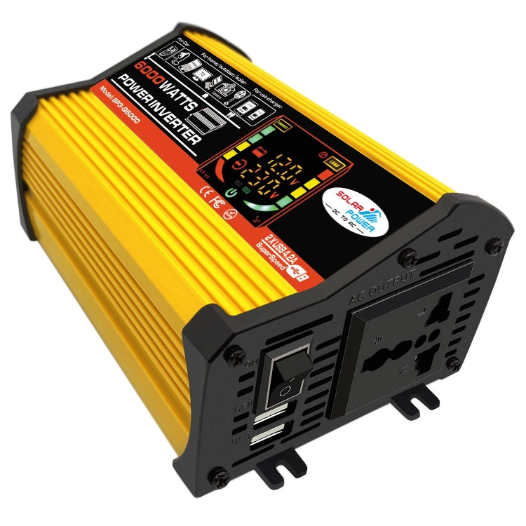 Legend III Generation DC12V to AC220V 6000W Car Power Inverter with LED Display