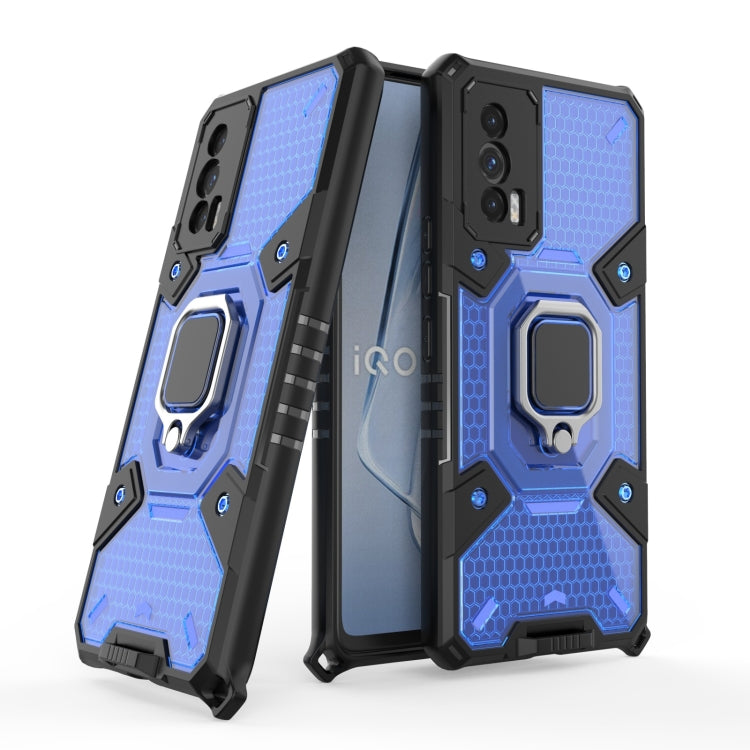For vivo iQOO Neo5 Space PC+TPU Ring Holder Protective Case