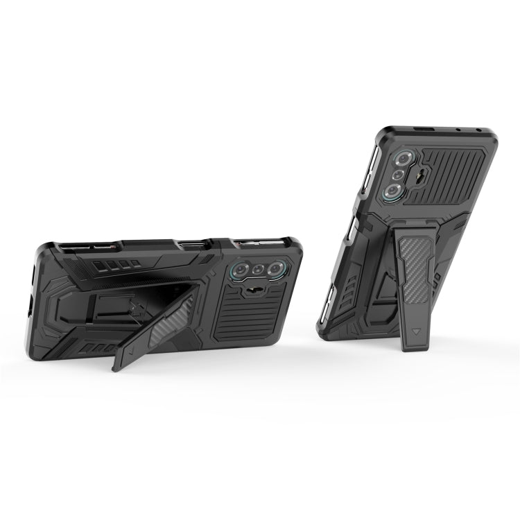 For Xiaomi Redmi K40 Gaming War Chariot Series Armor All-inclusive Shockproof PC + TPU Protective Case with Invisible Holder