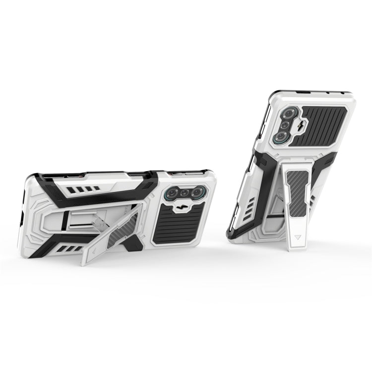 For Xiaomi Redmi K40 Gaming War Chariot Series Armor All-inclusive Shockproof PC + TPU Protective Case with Invisible Holder