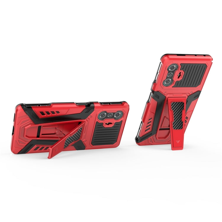 For Xiaomi Redmi K40 Gaming War Chariot Series Armor All-inclusive Shockproof PC + TPU Protective Case with Invisible Holder