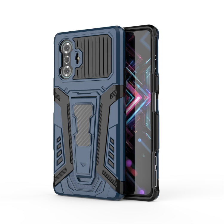For Xiaomi Redmi K40 Gaming War Chariot Series Armor All-inclusive Shockproof PC + TPU Protective Case with Invisible Holder