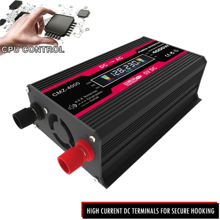 Zhizun Modified Sinewave 12V to 220V 4000W Car Power Inverter
