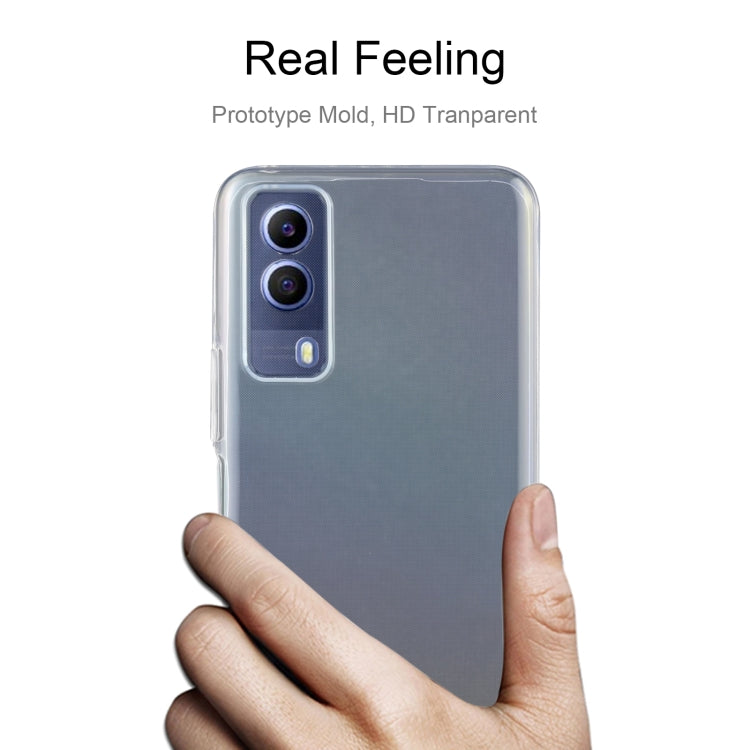 For vivo Y53s 0.75mm Ultra-thin Transparent TPU Soft Protective Case