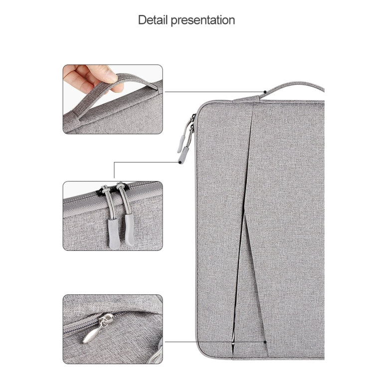 ND01DS Polyester Notebook Laptop Liner Bag with Small Bag, Size:13.3 inch