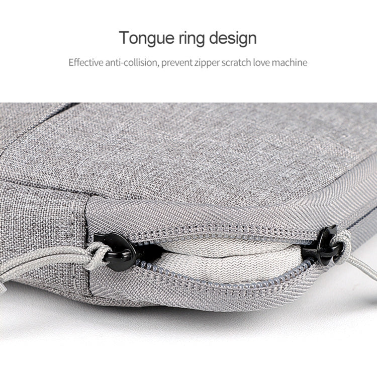 ND01DS Polyester Notebook Laptop Liner Bag with Small Bag, Size:14.1-15.4 inch