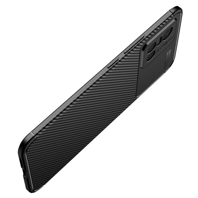 For vivo S10 Carbon Fiber Texture Shockproof TPU Case