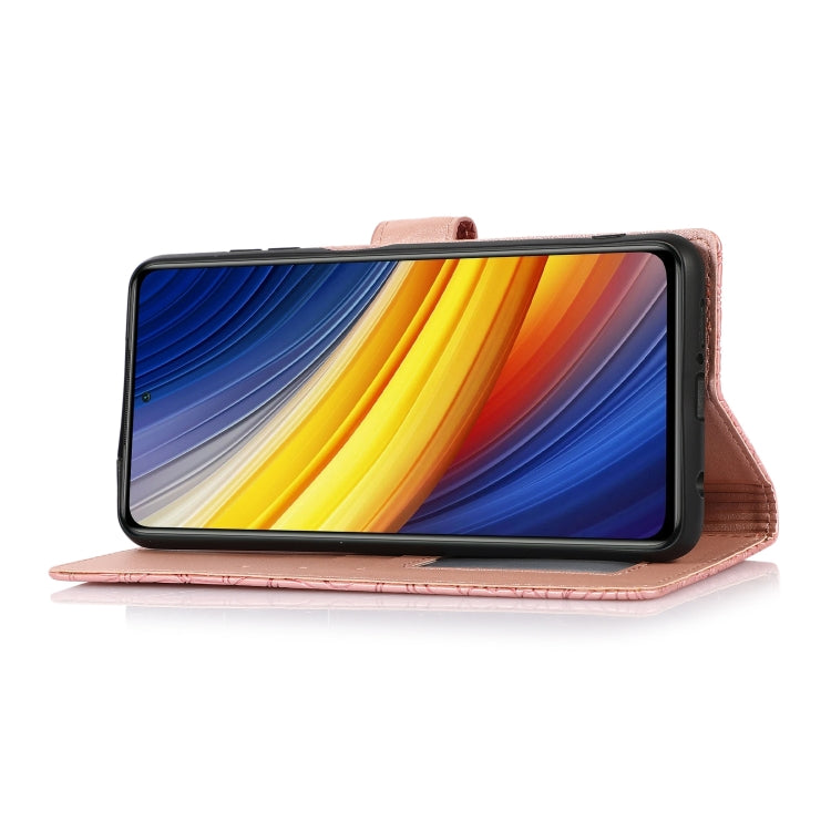 For Xiaomi POCO X3 NFC / X3 Pro / X3 Skin Feel Embossed Sunflower Horizontal Flip Leather Case with Holder & Card Slots & Wallet & Lanyard