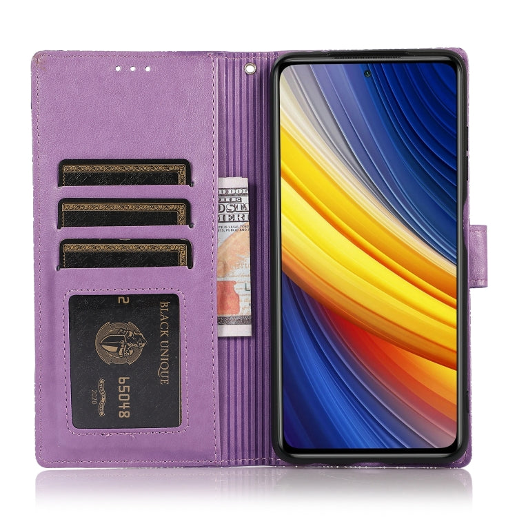 For Xiaomi POCO X3 NFC / X3 Pro / X3 Skin Feel Embossed Sunflower Horizontal Flip Leather Case with Holder & Card Slots & Wallet & Lanyard