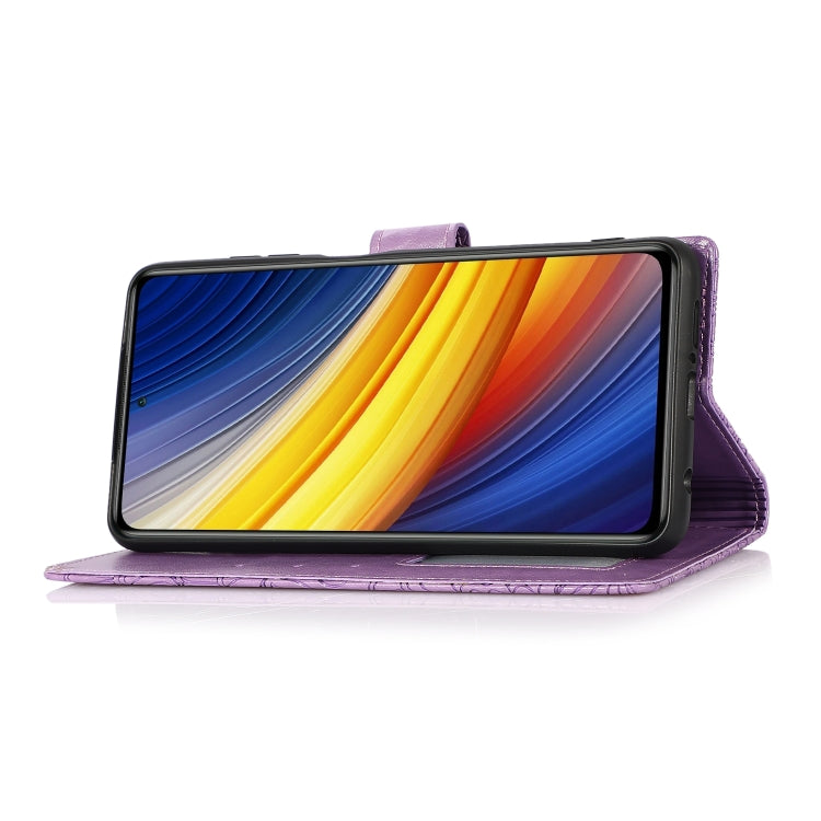 For Xiaomi POCO X3 NFC / X3 Pro / X3 Skin Feel Embossed Sunflower Horizontal Flip Leather Case with Holder & Card Slots & Wallet & Lanyard