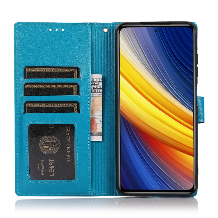 For Xiaomi POCO X3 NFC / X3 Pro / X3 Skin Feel Embossed Sunflower Horizontal Flip Leather Case with Holder & Card Slots & Wallet & Lanyard