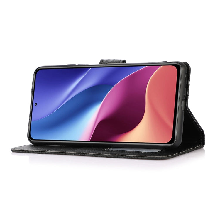 For Xiaomi Redmi K40 / K40 Pro / Poco F3 Skin Feel Embossed Sunflower Horizontal Flip Leather Case with Holder & Card Slots & Wallet & Lanyard