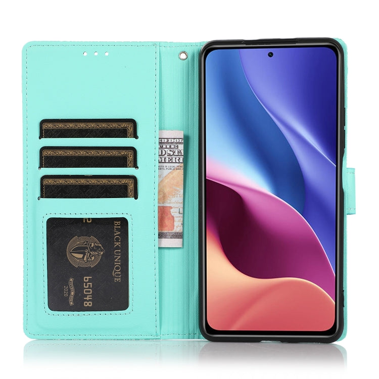 For Xiaomi Redmi K40 / K40 Pro / Poco F3 Skin Feel Embossed Sunflower Horizontal Flip Leather Case with Holder & Card Slots & Wallet & Lanyard