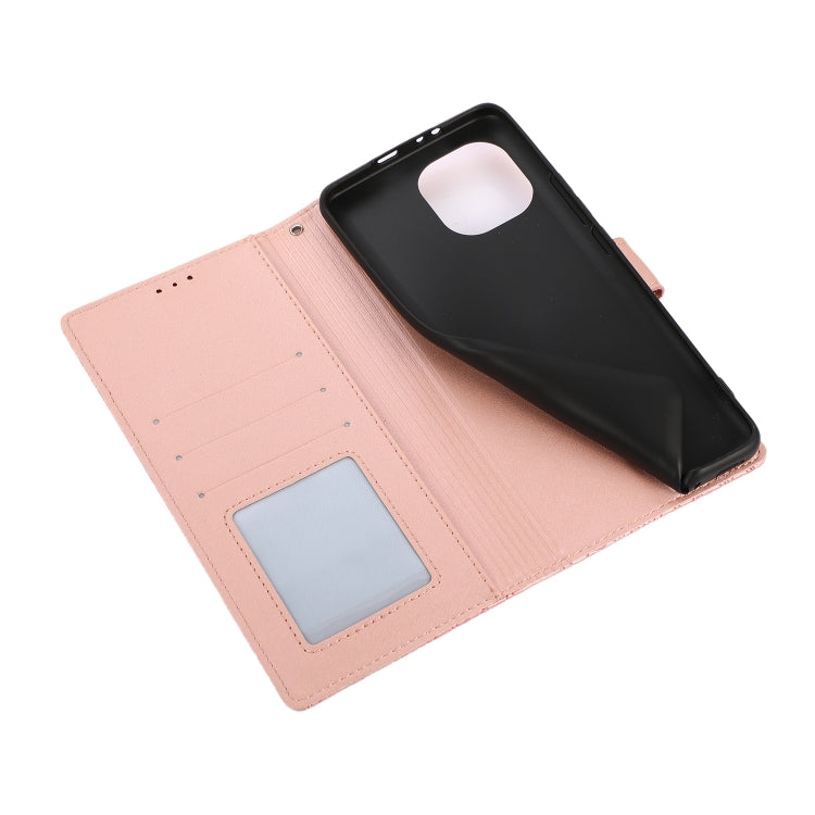 For Xiaomi Mi 11 Skin Feel Embossed Sunflower Horizontal Flip Leather Case with Holder & Card Slots & Wallet & Lanyard