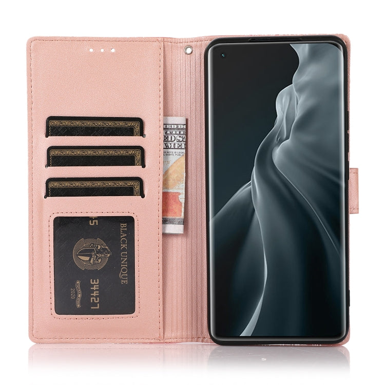 For Xiaomi Mi 11 Skin Feel Embossed Sunflower Horizontal Flip Leather Case with Holder & Card Slots & Wallet & Lanyard