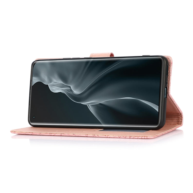 For Xiaomi Mi 11 Skin Feel Embossed Sunflower Horizontal Flip Leather Case with Holder & Card Slots & Wallet & Lanyard