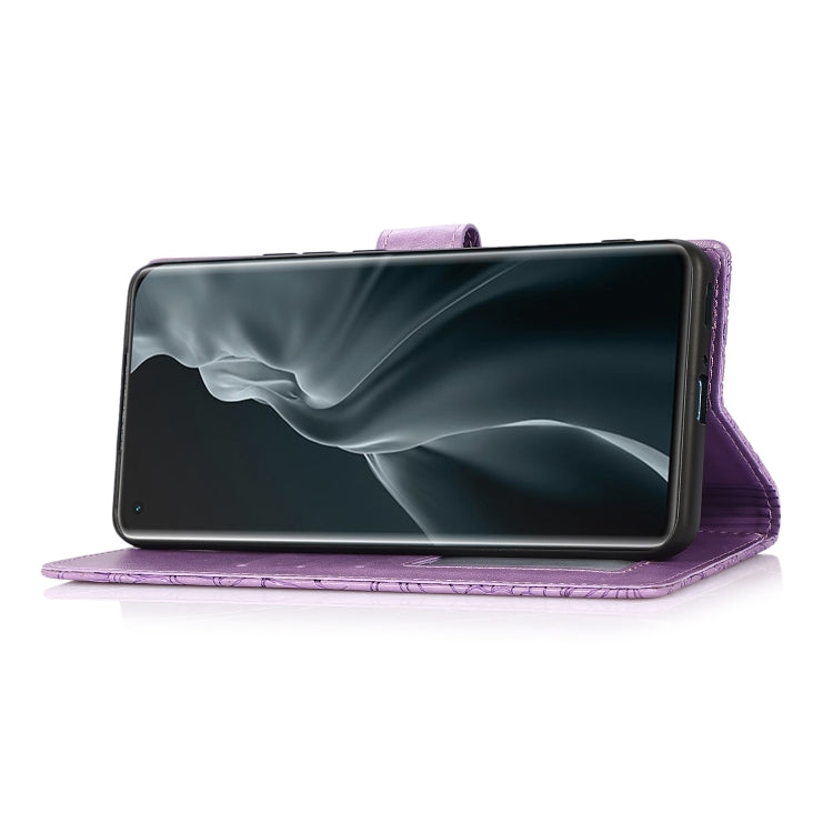 For Xiaomi Mi 11 Skin Feel Embossed Sunflower Horizontal Flip Leather Case with Holder & Card Slots & Wallet & Lanyard