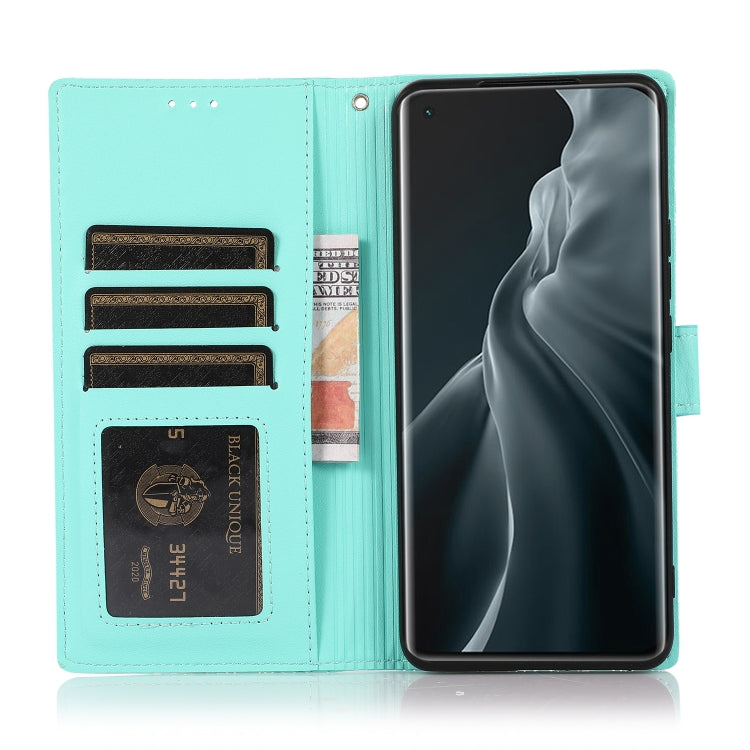 For Xiaomi Mi 11 Skin Feel Embossed Sunflower Horizontal Flip Leather Case with Holder & Card Slots & Wallet & Lanyard