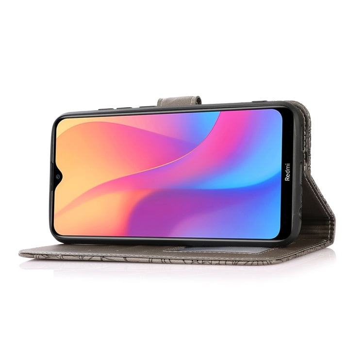 For Xiaomi Redmi 8A Skin Feel Embossed Sunflower Horizontal Flip Leather Case with Holder & Card Slots & Wallet & Lanyard