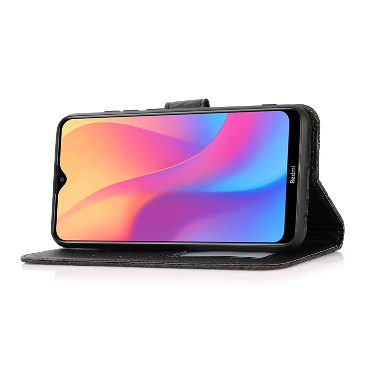 For Xiaomi Redmi 8A Skin Feel Embossed Sunflower Horizontal Flip Leather Case with Holder & Card Slots & Wallet & Lanyard