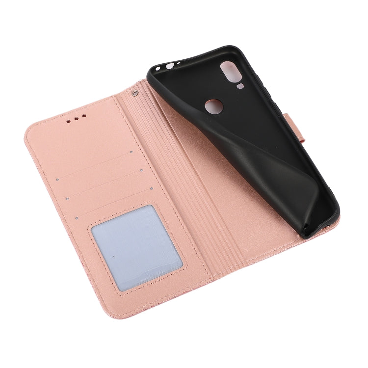 For Xiaomi Redmi Note 7 Skin Feel Embossed Sunflower Horizontal Flip Leather Case with Holder & Card Slots & Wallet & Lanyard