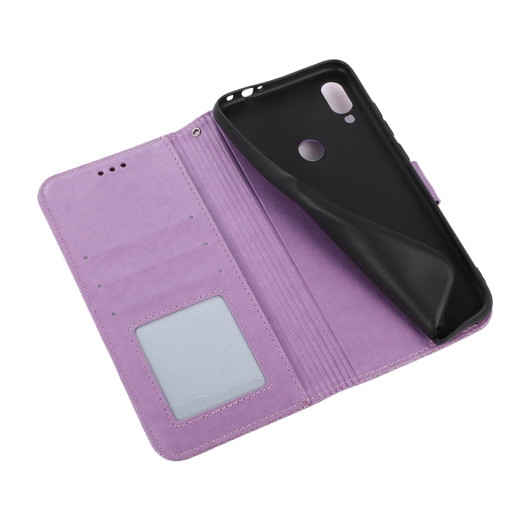 For Xiaomi Redmi Note 7 Skin Feel Embossed Sunflower Horizontal Flip Leather Case with Holder & Card Slots & Wallet & Lanyard