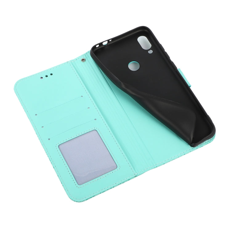 For Xiaomi Redmi Note 7 Skin Feel Embossed Sunflower Horizontal Flip Leather Case with Holder & Card Slots & Wallet & Lanyard