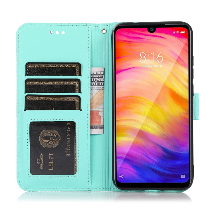 For Xiaomi Redmi Note 7 Skin Feel Embossed Sunflower Horizontal Flip Leather Case with Holder & Card Slots & Wallet & Lanyard